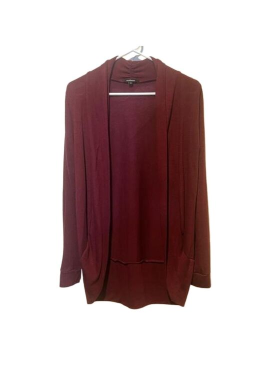 Ambiance Sweaters - AMBIANCE Women’s maroon colored cardigan. Medium but could fit a small
